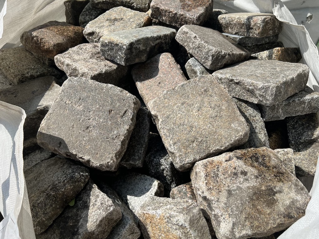 Altstadtpflaster 18×20 cm Granitpflaster Pflastersteine – gebraucht