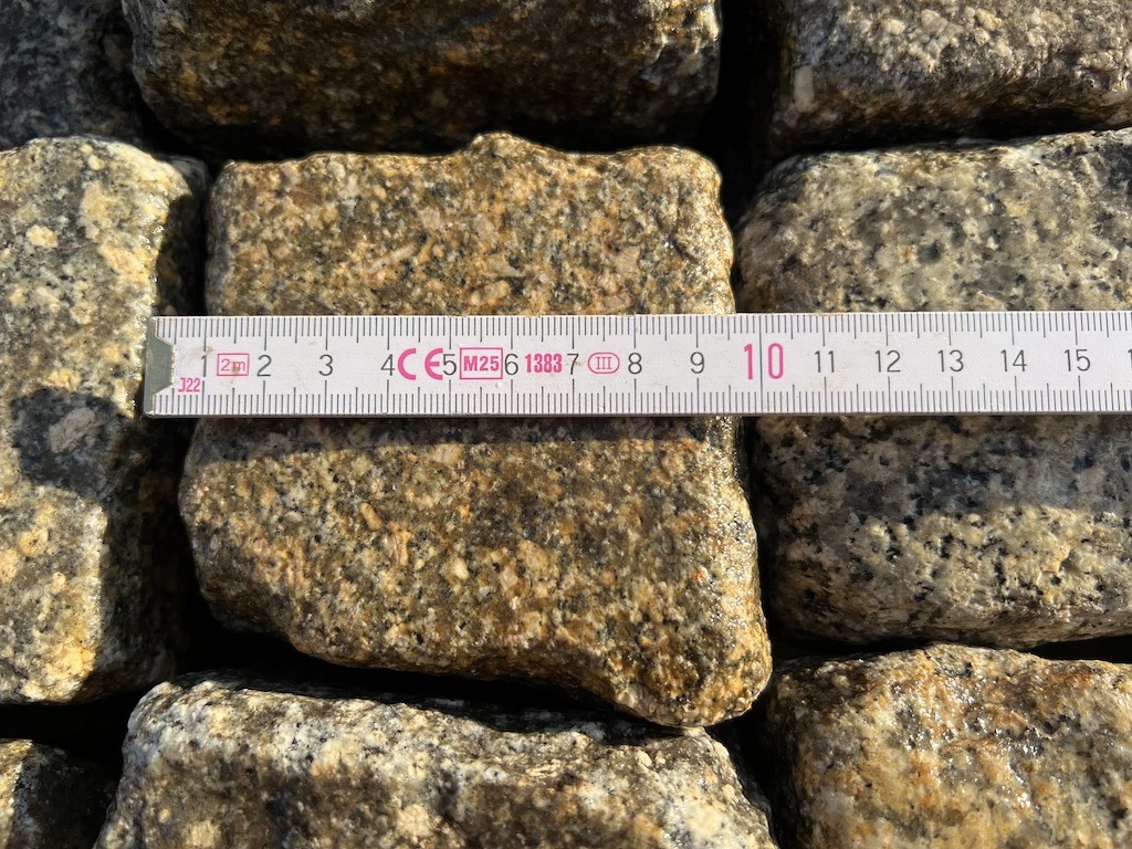 Historisches Granitpflaster 9×11 cm Kleinpflaster Kopfsteinpflaster