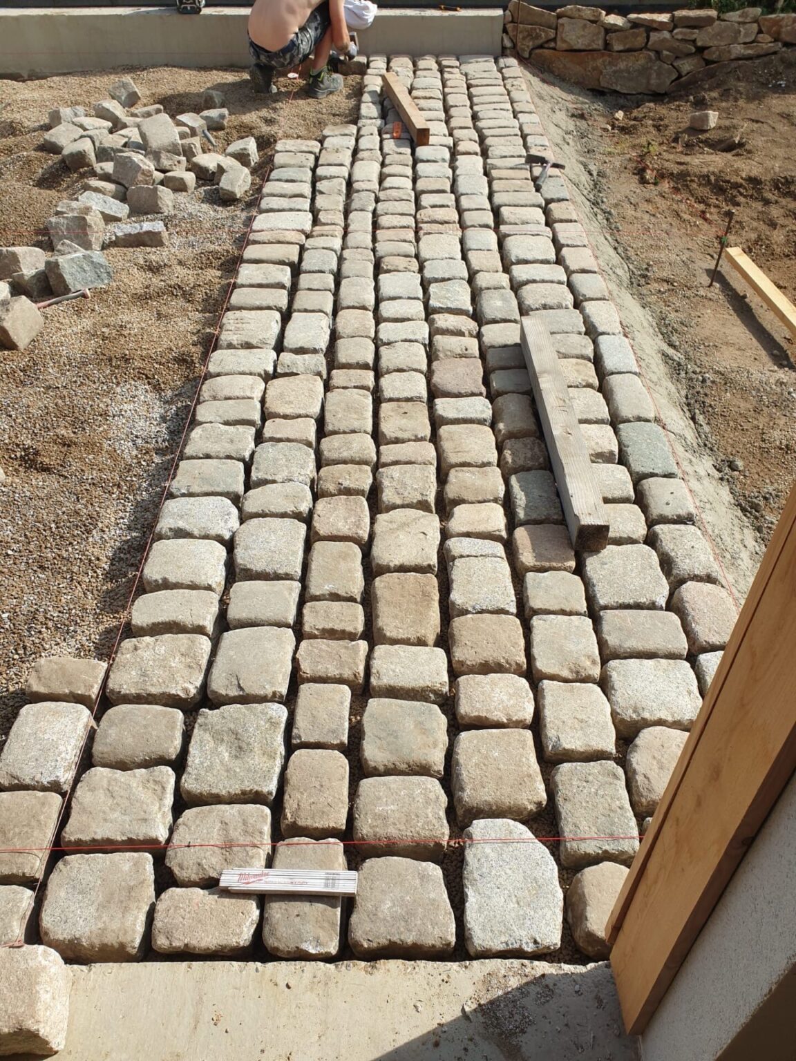 Alte Kopfsteinpflaster 15×15 Granit Großpflaster Altstadtpflaster
