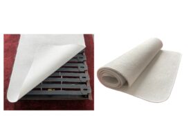 Matratzenschoner 90x200cm, Auflage aus Mischfasern, Bettschoner, Unterlage, Schutzvlies, weiß, Matratzenauflage