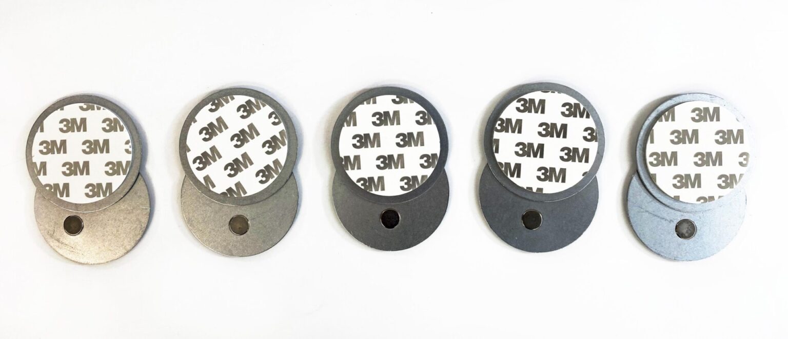 X4-LIFE Magnetplatten für Rauchmelder, mit 3M Klebeband, Rauchmelder Halterung, Magnethalter