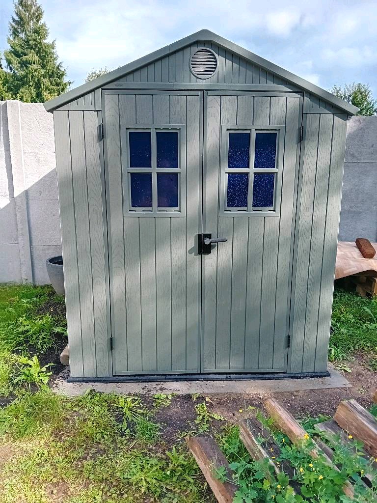 Darwin 6x6W Gartenhaus, Gerätehaus, Schuppen wetterfest, Outdoor Hütte