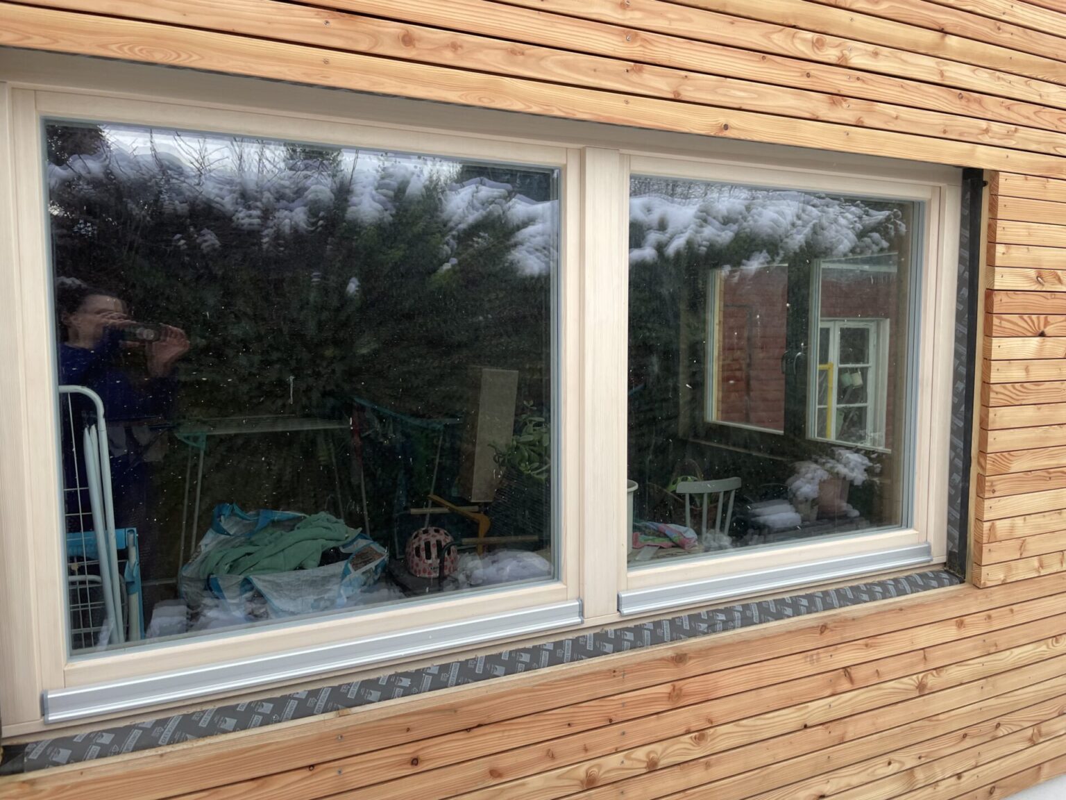 Neues Holzfenster 2flügelig/ 3 fach verglast