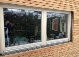Neues Holzfenster 2flügelig/ 3 fach verglast