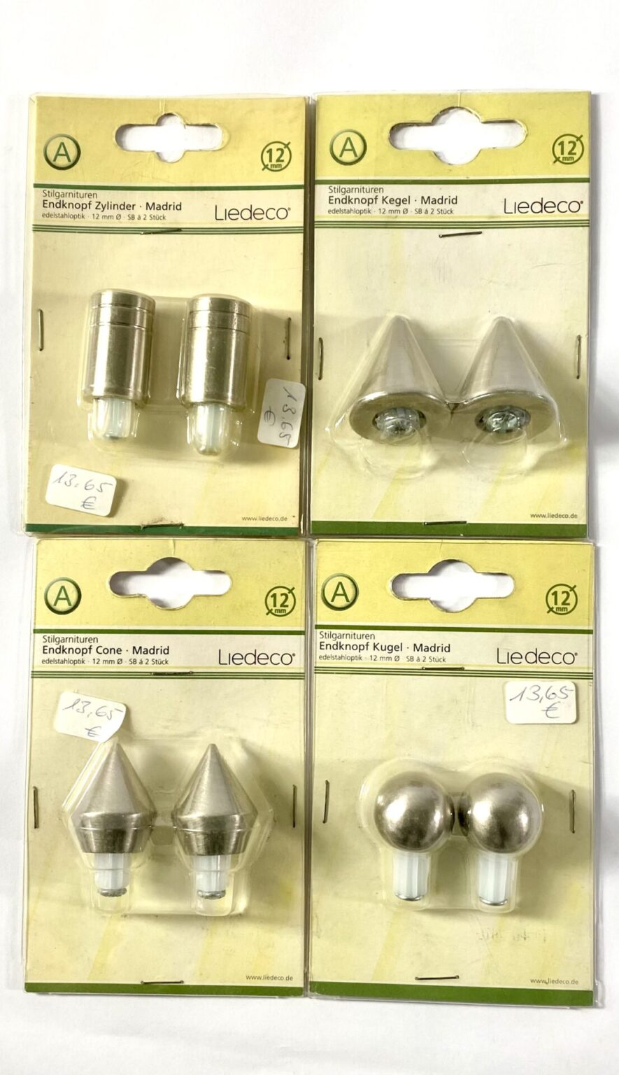 Liedeco Stilgarnituren versch. Modelle Accessoires für Vorhänge/Gardinen