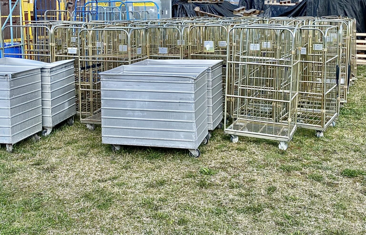 Wäschewagen, Gitterwagen, Transportwagen, Rollcontainer