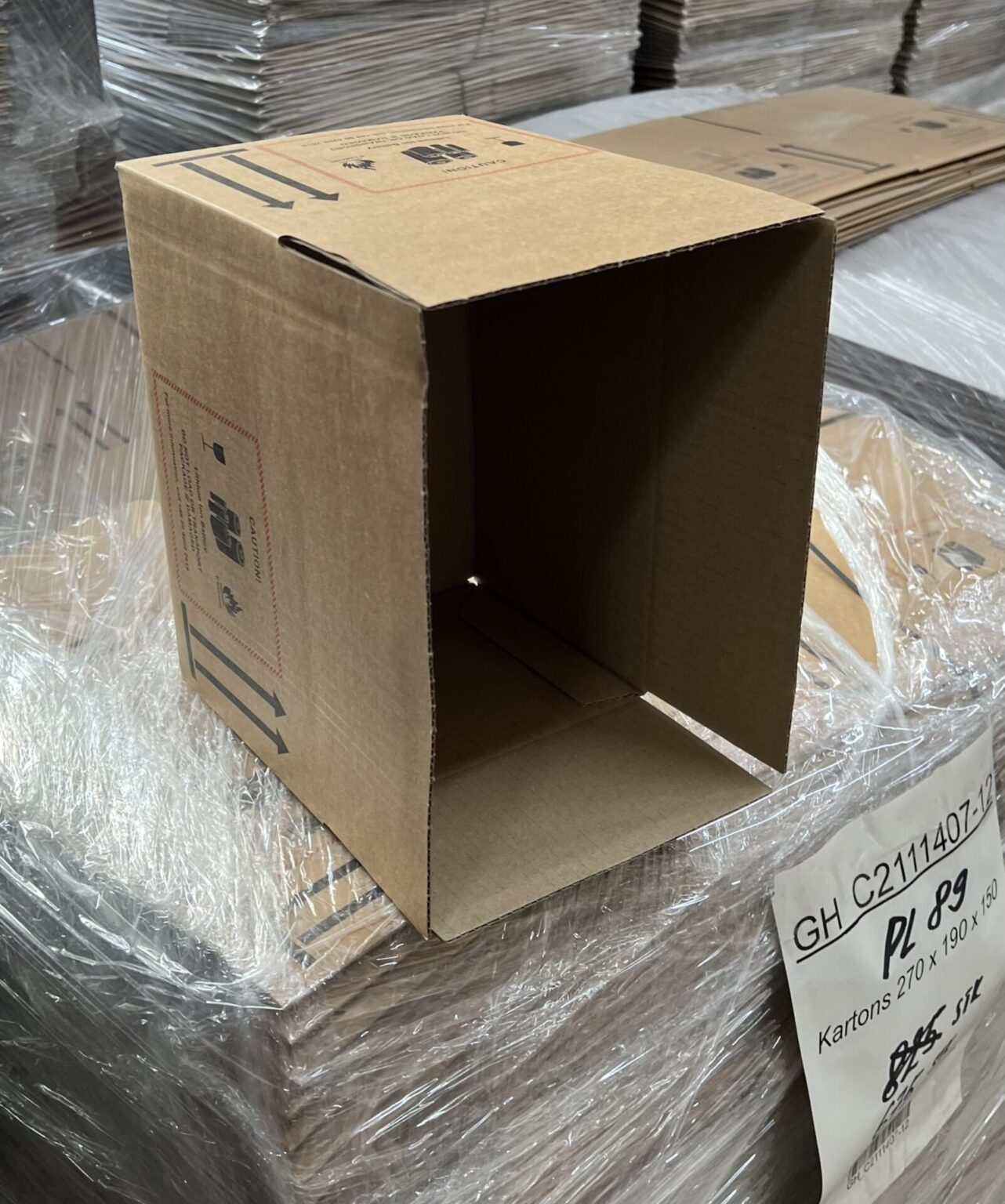 Versandkartons 270x190x150 mm Gefahrgutkartons, Umkartons, Verpackungskartons