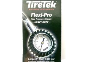 TireTek Flexi-Pro Reifendruckprüfer, Manometer, Luftdruckmesser, 0-60 PSI