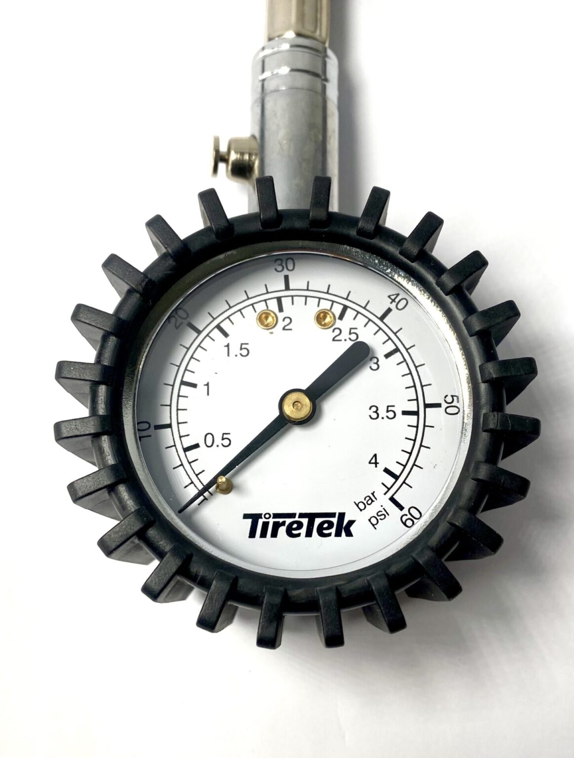 TireTek Flexi-Pro Reifendruckprüfer, Manometer, Luftdruckmesser, 0-60 PSI
