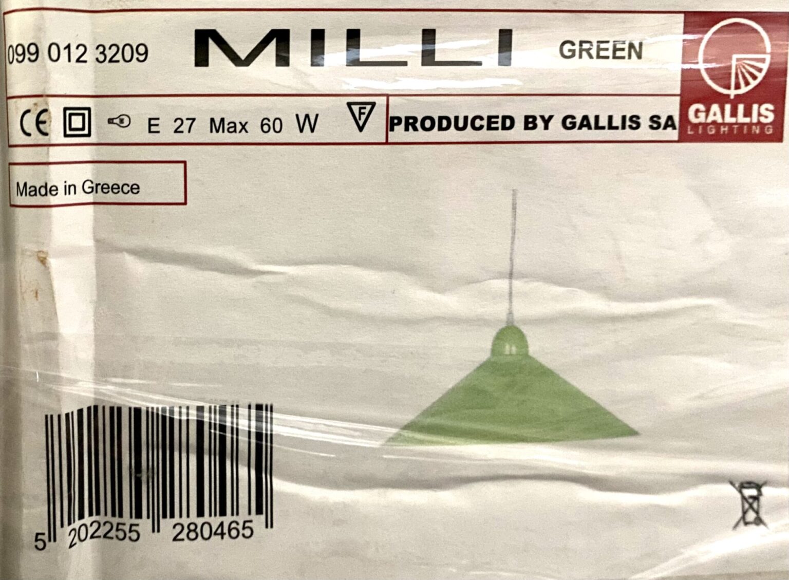 Gallis Lighting Milli Lampen Hängelampen Pendelleuchten Retro Kunststofflampen, Küchenlampen, Haushaltswaren