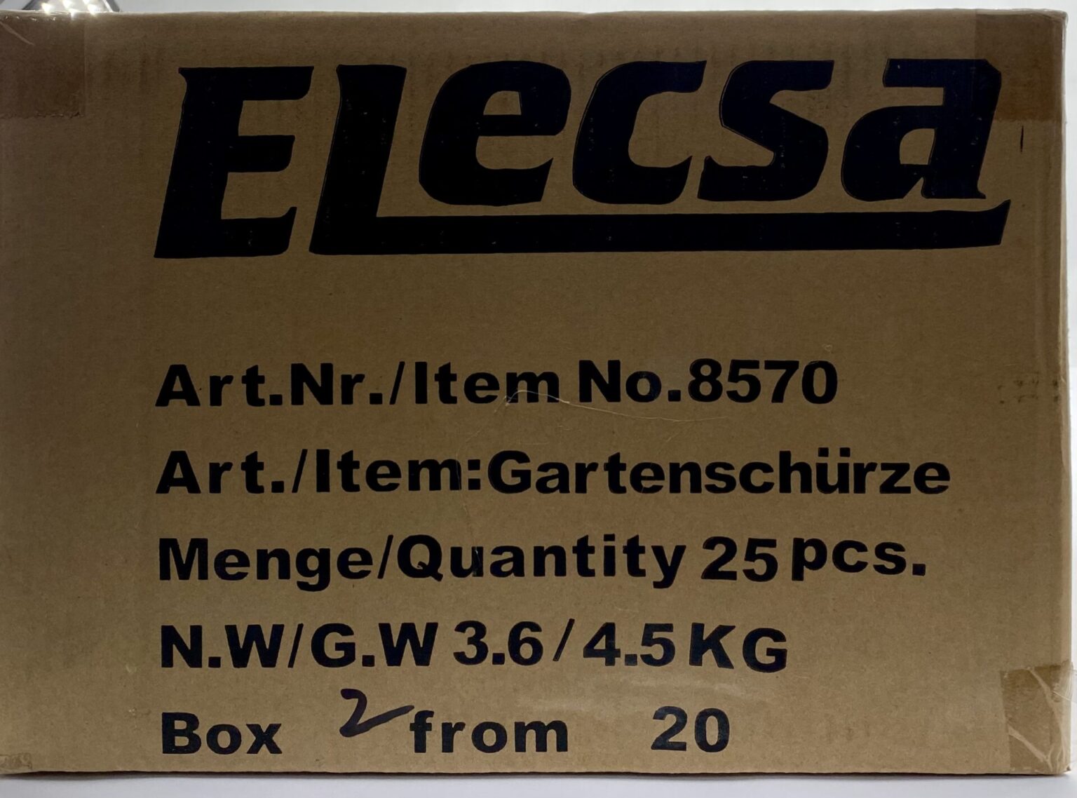 Elecsa Gartenschürzen für Damen & Herren, Gartenschürze, Arbeitsschürze, Gartenbekleidung, Gartenbedarf, Haushaltswaren