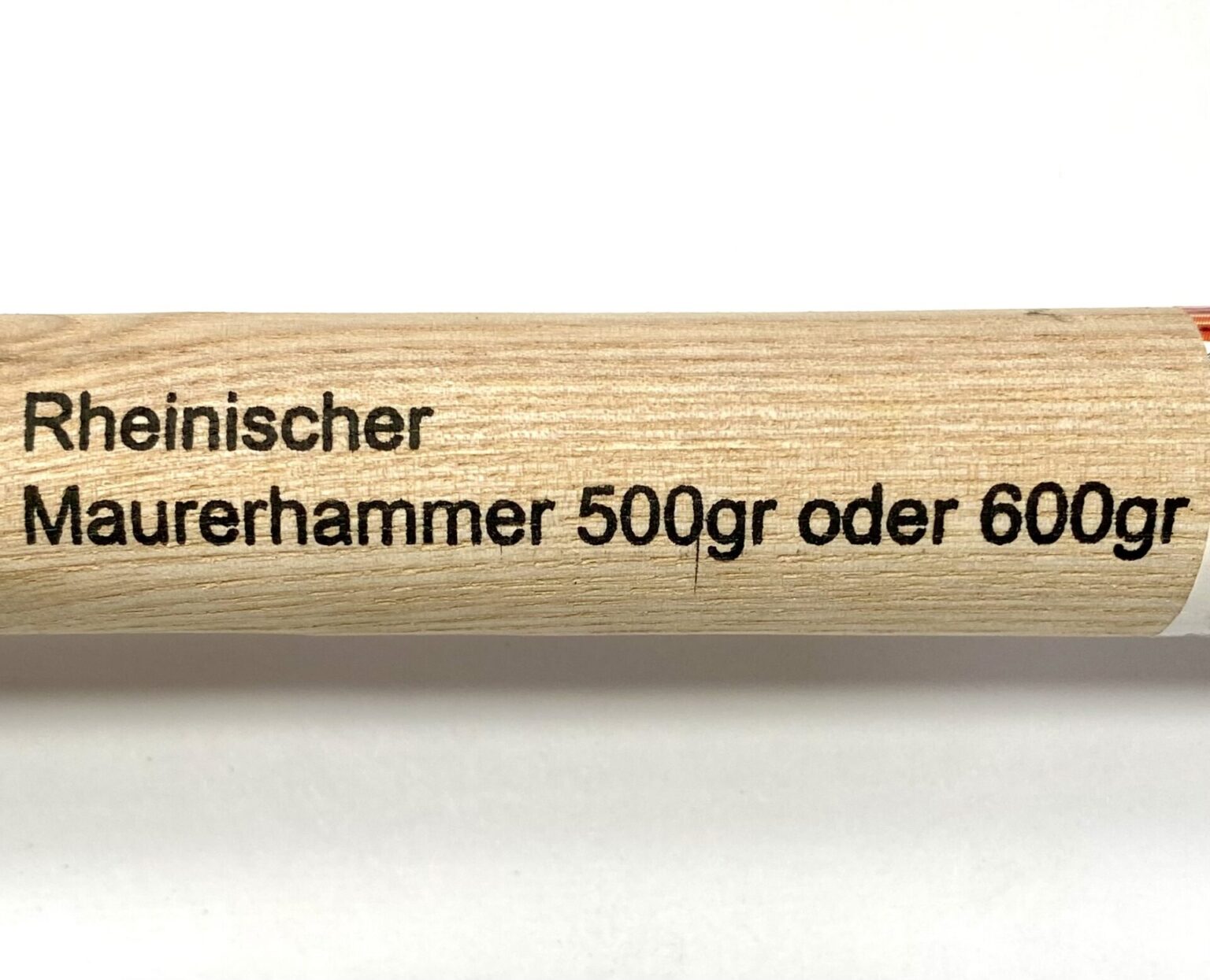 CircumPro Rheinischer Maurerhammer, Hammer mit Holzstiel, Werkzeug