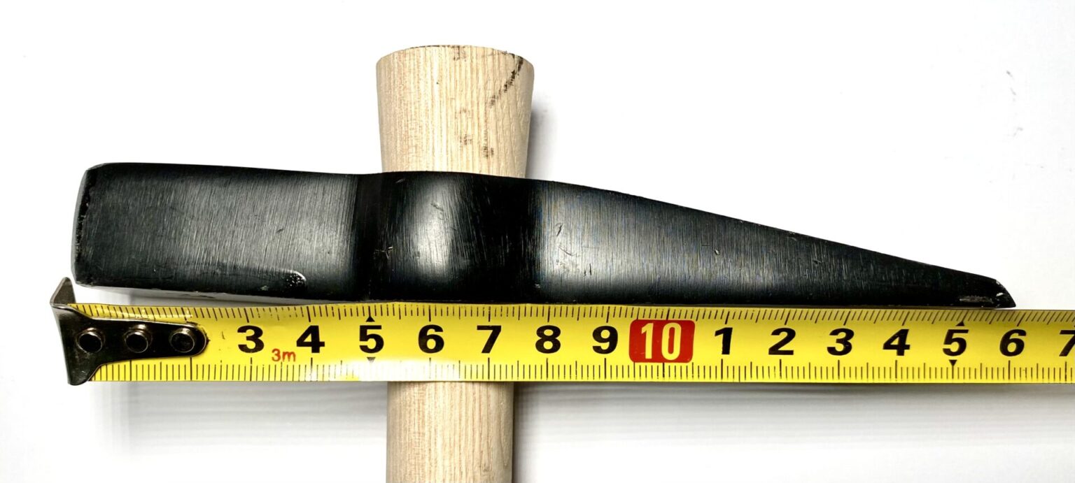 CircumPro Rheinischer Maurerhammer, Hammer mit Holzstiel, Werkzeug