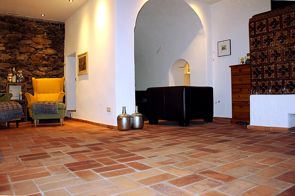 Reduziert Sonderpreis Steinzeug Fliesen Backsteine Klinker Ziegel terracotta handgemacht Feldbrand