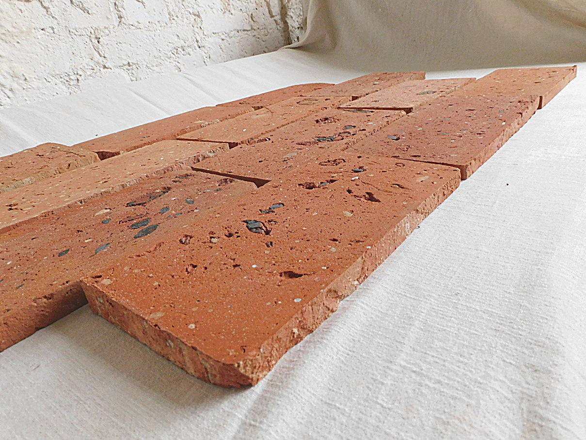 Reduziert Sonderpreis Steinzeug Fliesen Backsteine Klinker Ziegel terracotta handgemacht Feldbrand