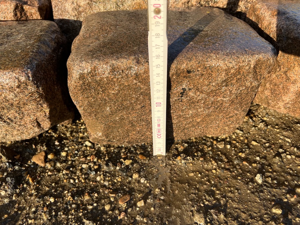 Altes Granitpflaster 15×15 cm – rötliche & bräunliche Farbtöne – Altstadtpflaster Antik
