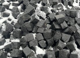 Schwarzes Granit Kleinpflaster 8×11 cm – Granitwürfel Pflastersteine