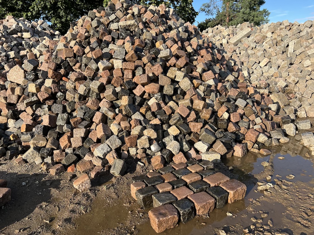 Historisches Granitpflaster 16×16 – handverlesenes Altstadtpflaster