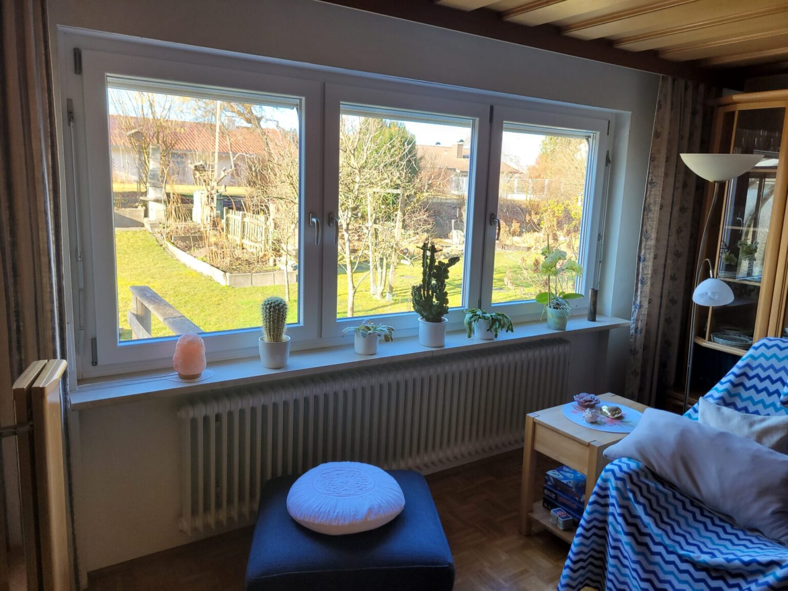 Kunststofffenster weiß, 2-fach verglast, ca. 2013, Selbstausbau