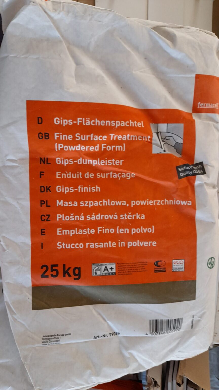 25 kg Sack / Fermacell Gips-Flächenspachtel
