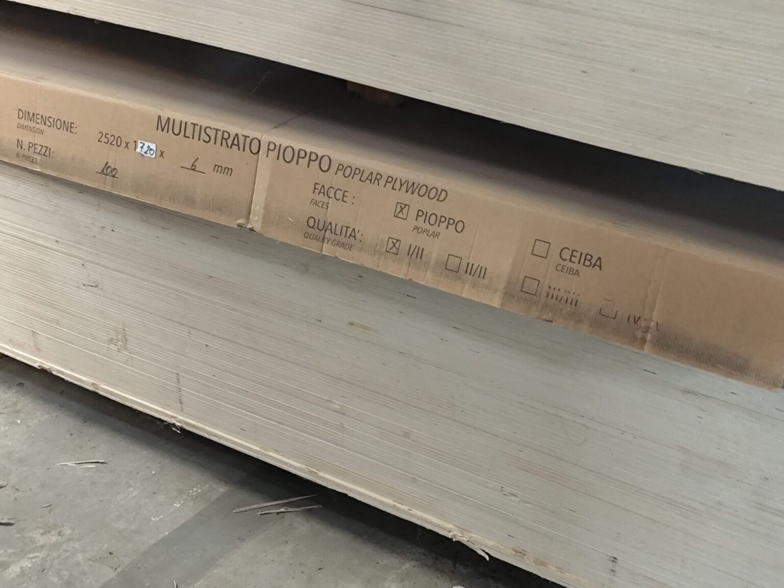 Sperrholzplatten Pappel