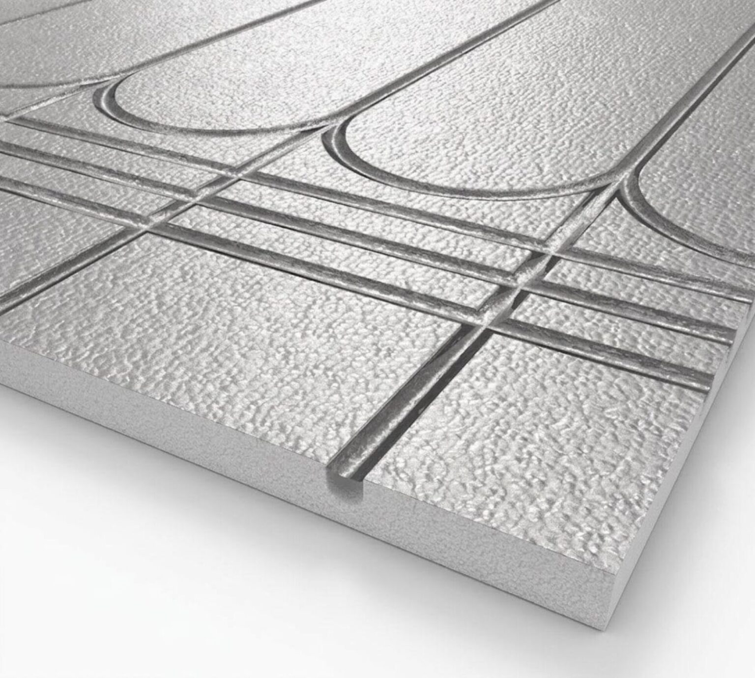 XPS Systemplatte Wandheizung mit Aluminium energieeffizient Trockenbau