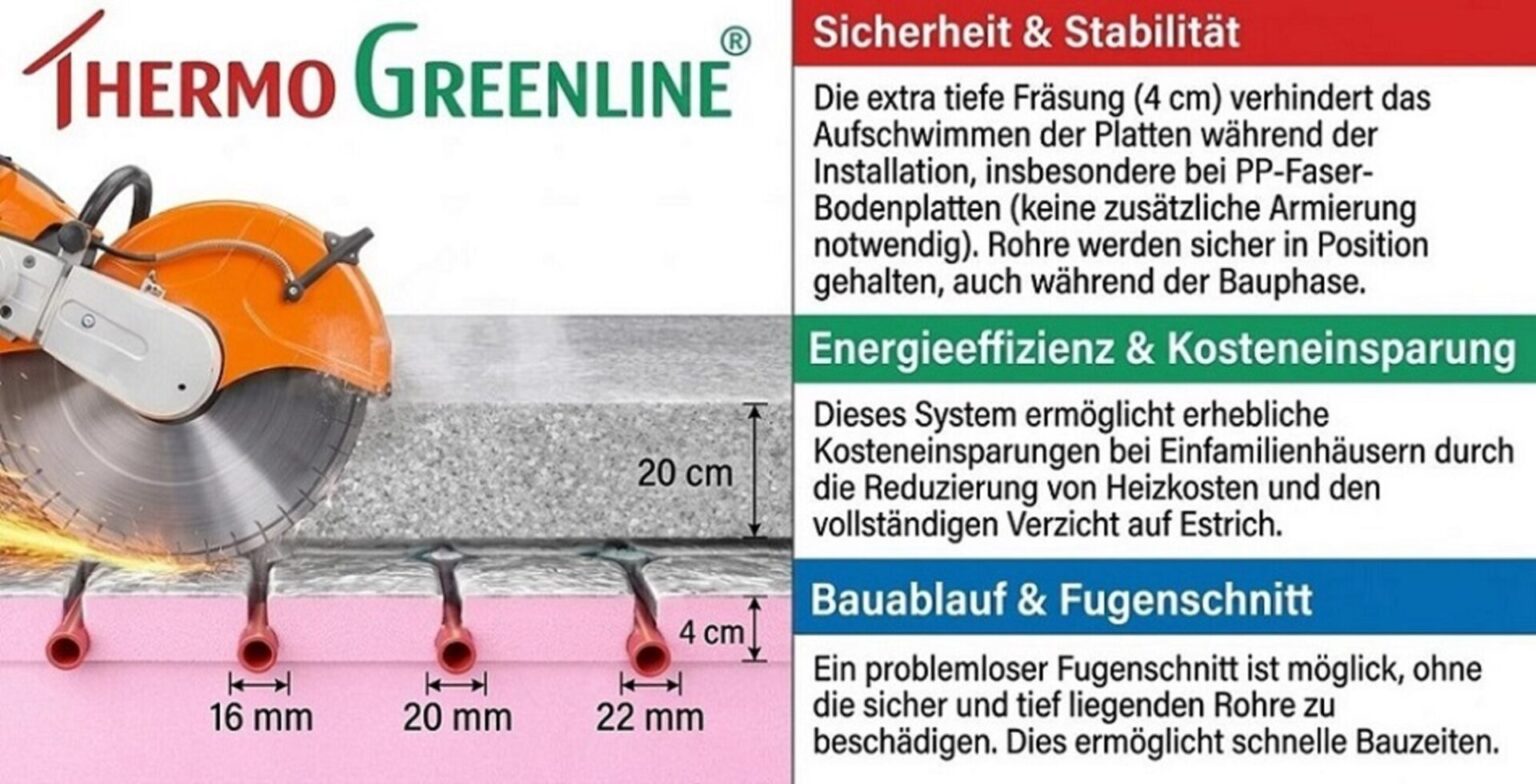 Depotum ThermoGreenline XPS‑Bodenplatten – Höchste Wärmedämmung