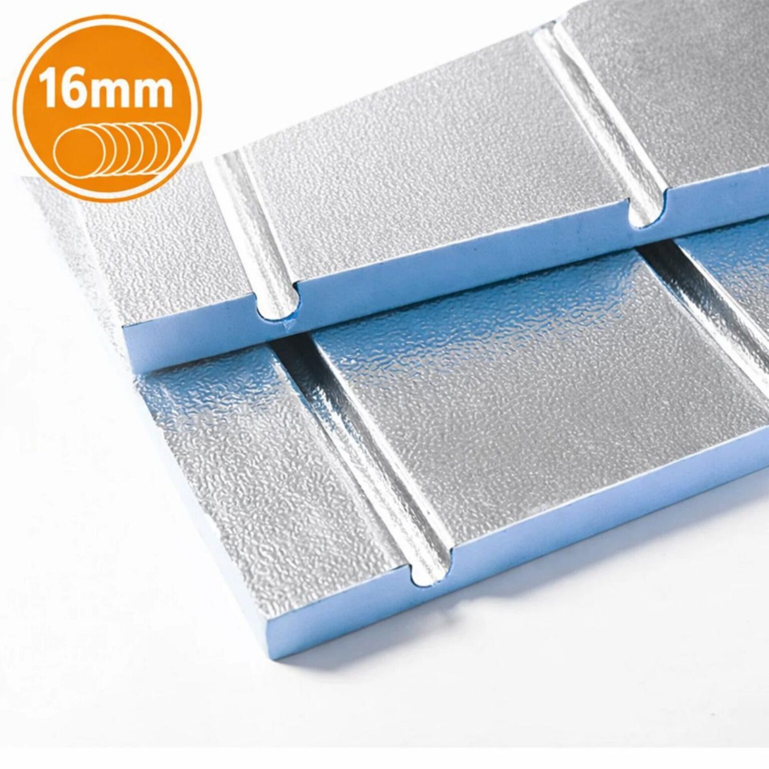 Fußbodenheizung Trockenbau 0,72 m² kein Trockenestrich 20 mm 16er Rohr 500kPa