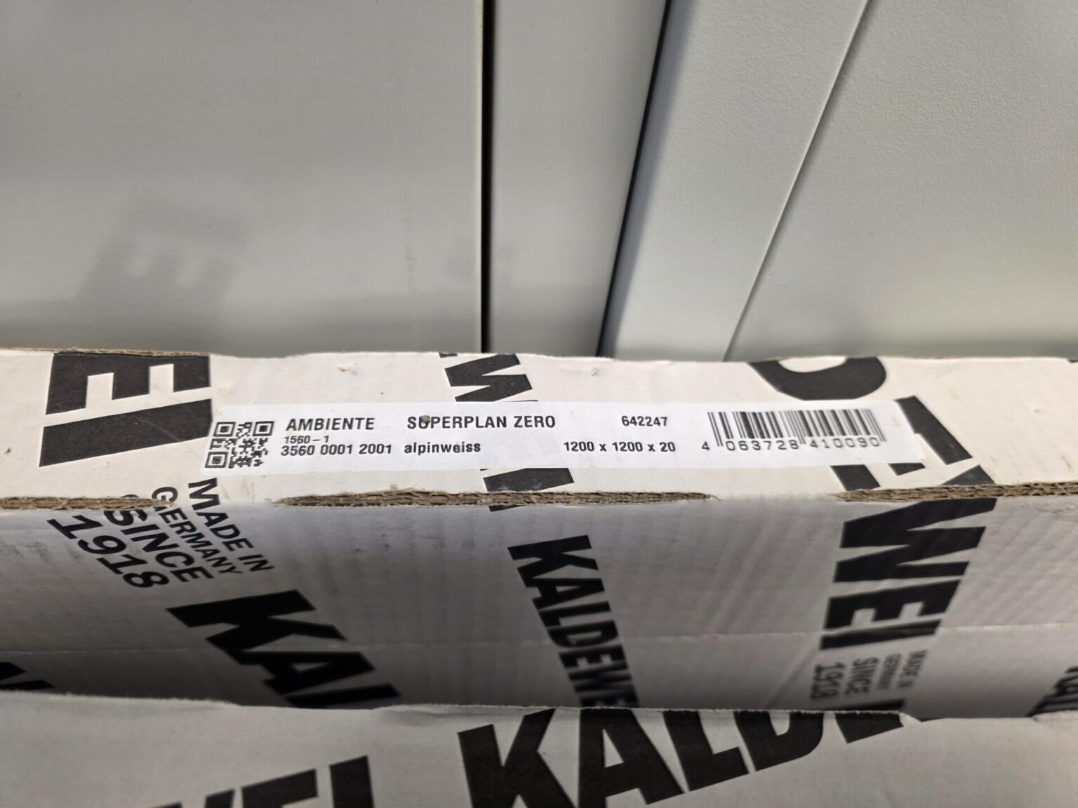 Kaldewei super plan zero Duschwanne 1560-1 +Rahmen +Abdichtung