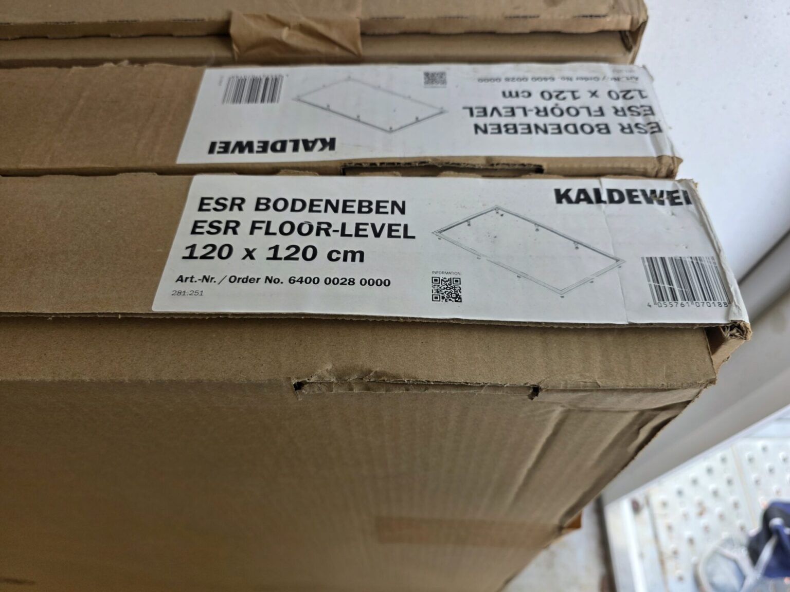 Kaldewei super plan zero Duschwanne 1560-1 +Rahmen +Abdichtung