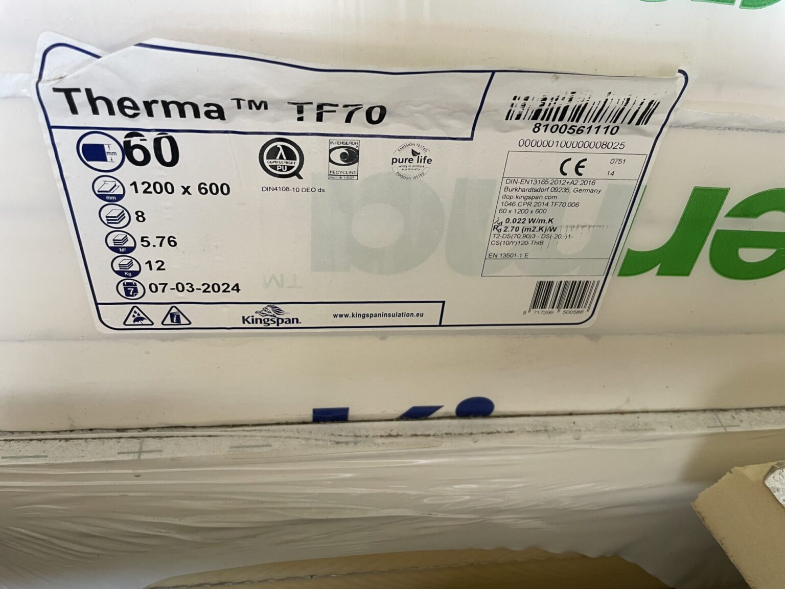 Kingspan Therma Dämmung
