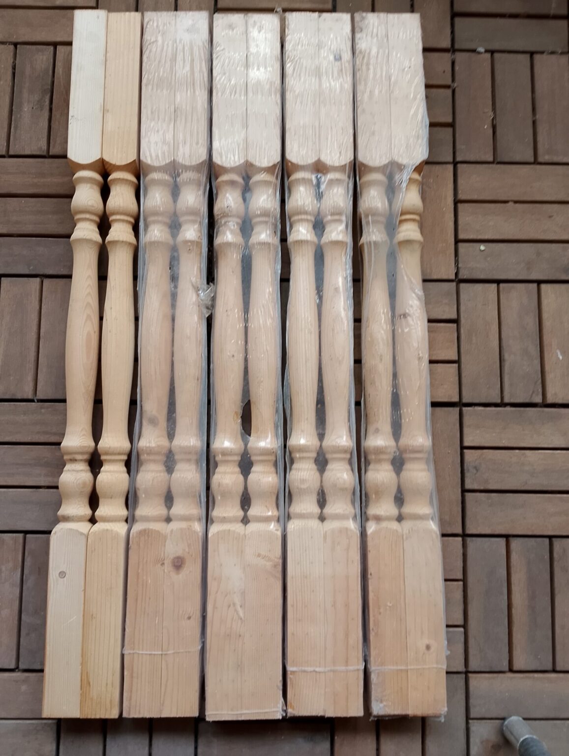 Zierstäbe Treppe