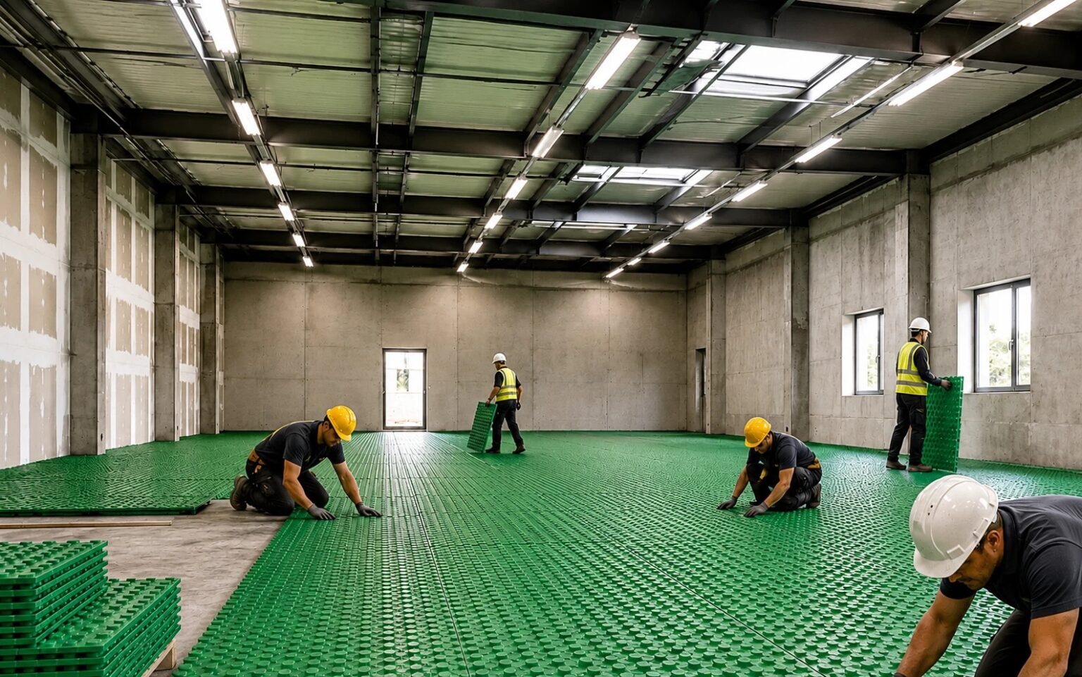 Estrich Fußbodenheizung Noppenplatte System Platten Dämmplatten EPS300 9,36m²