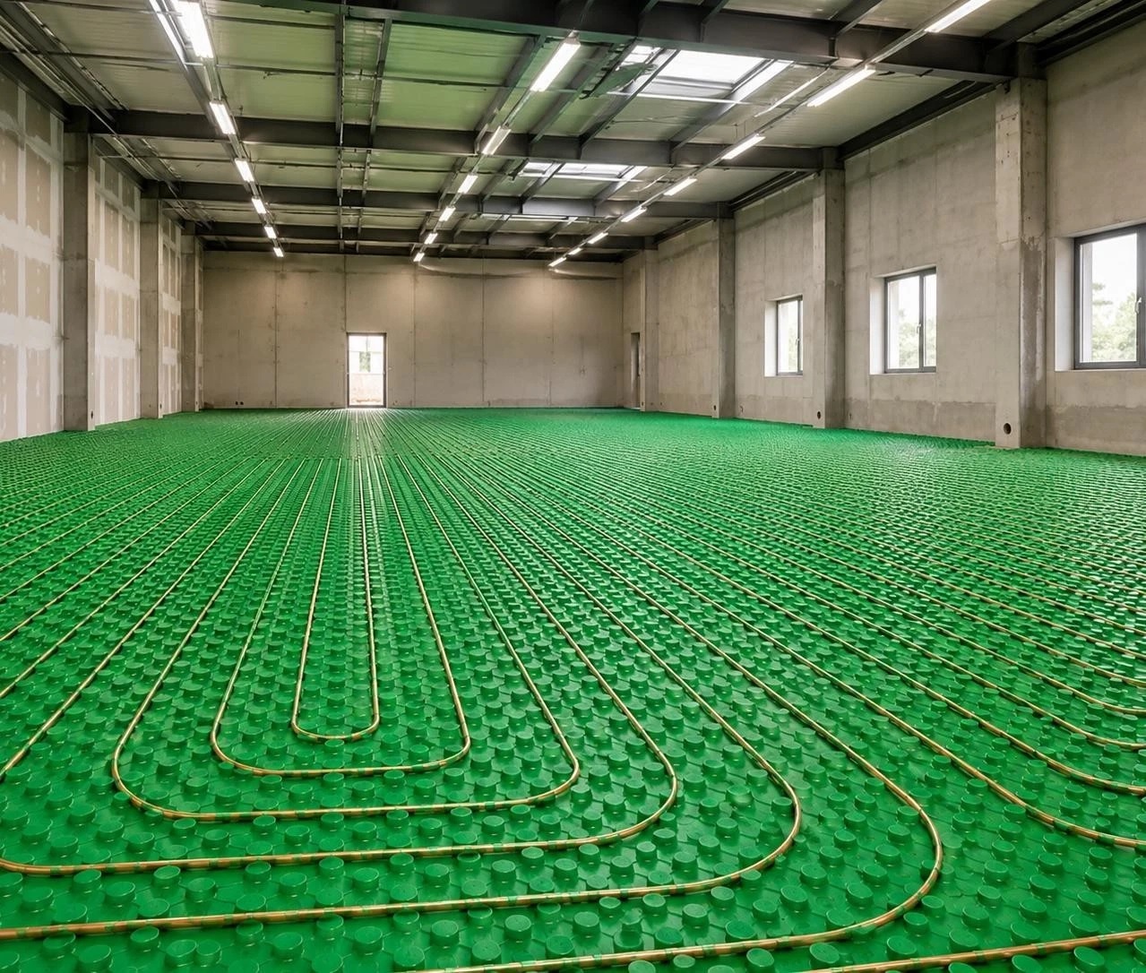 Estrich Fußbodenheizung Noppenplatte System Platten Dämmplatten EPS300 9,36m²