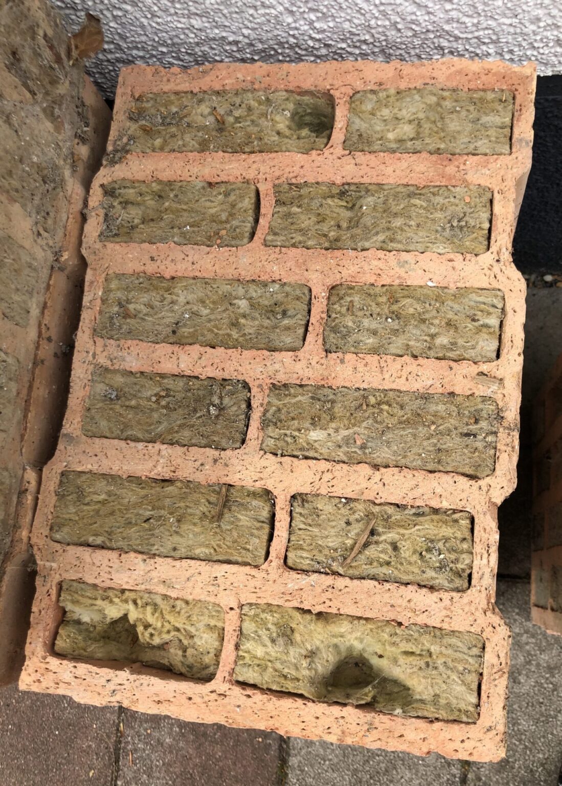 Wienerberger Poroton Planziegel T8 Ziegelstein Mineralwolle