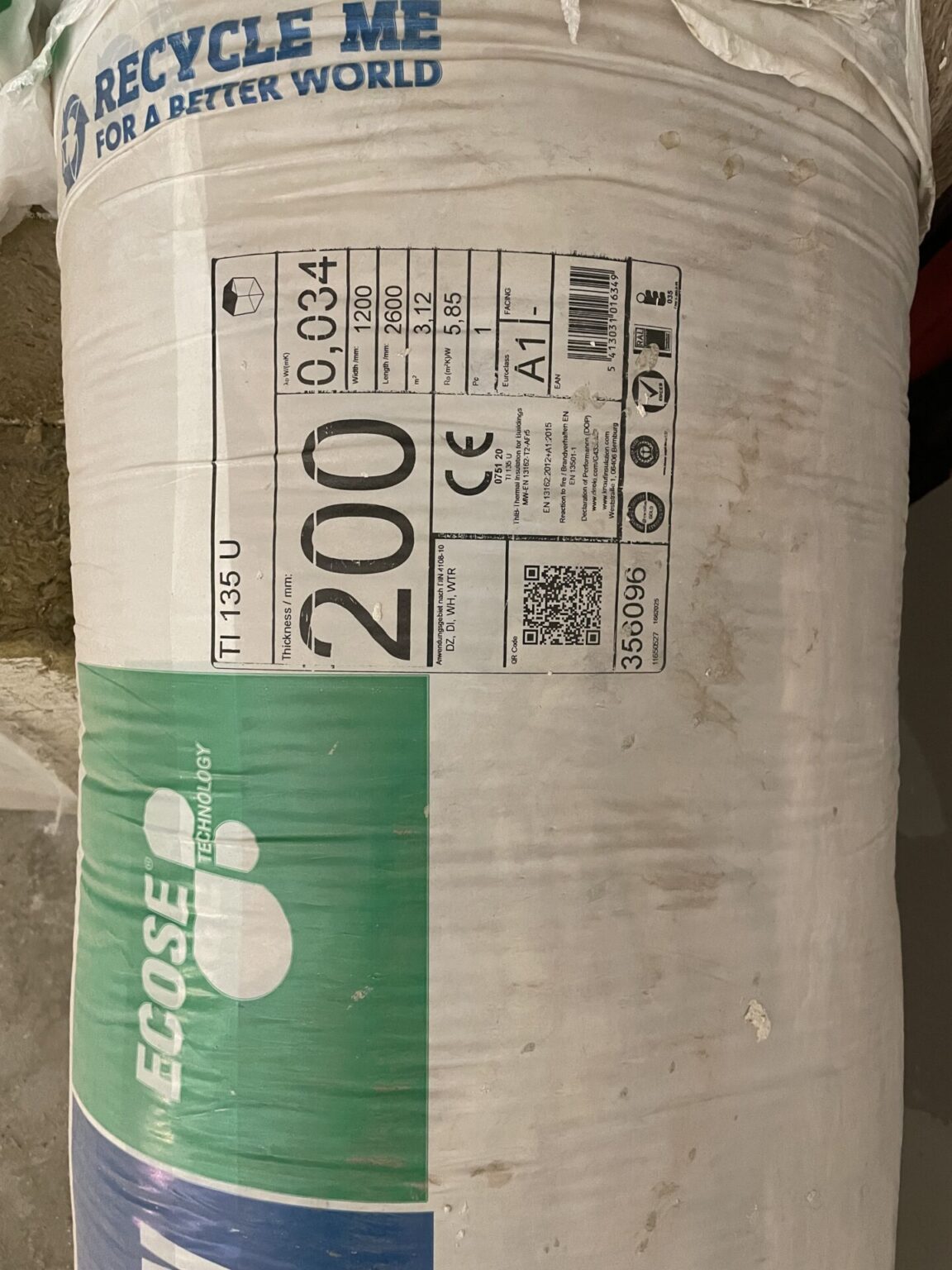 10 Rollen Knauf Dämmung UNIFIT TI 135 U – 200 mm & 120 mm – NEU