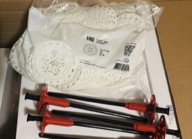 Hilti HTR-M 8x220 Dämmstoffbefestiger und Hilti HDT 90 Dübelteller - je 1.350 Stück