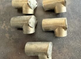 Rotguss Wandscheibe 1/2“