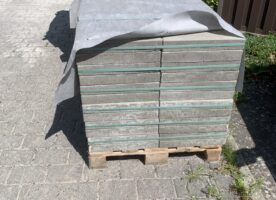 ca. 11qm Betonplatten 60x40x5 cm grau mit Fase