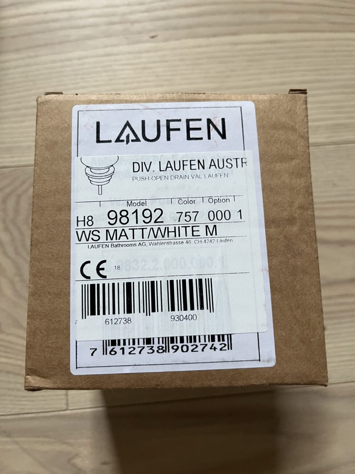 Laufen Ablaufventil Push-Open