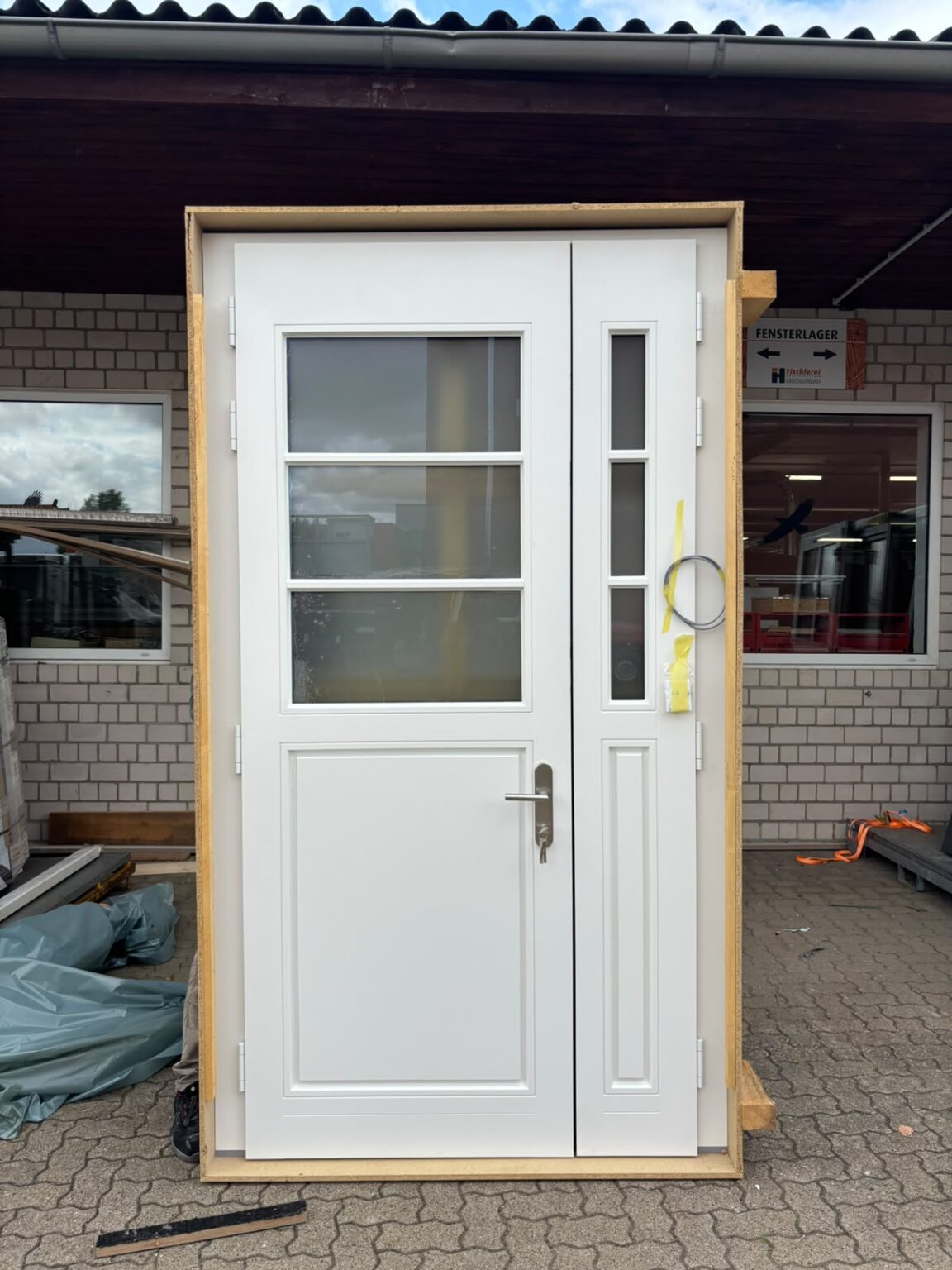 2-flg. Holzhaustür Fab. KOWA