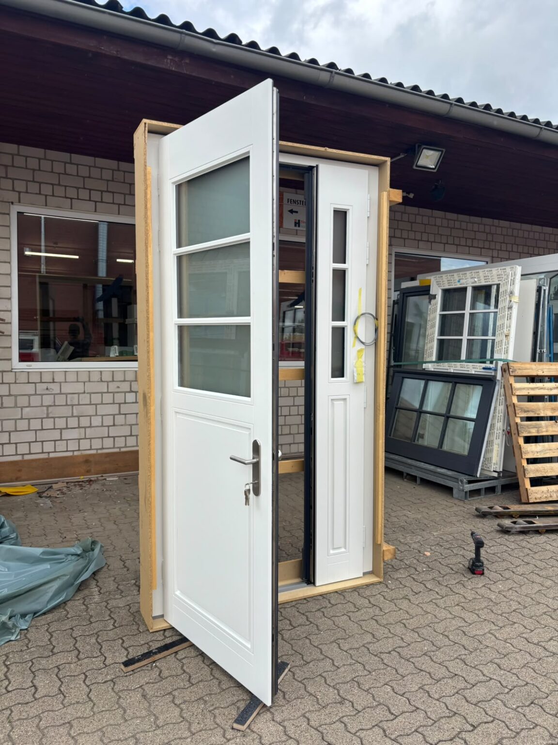 2-flg. Holzhaustür Fab. KOWA