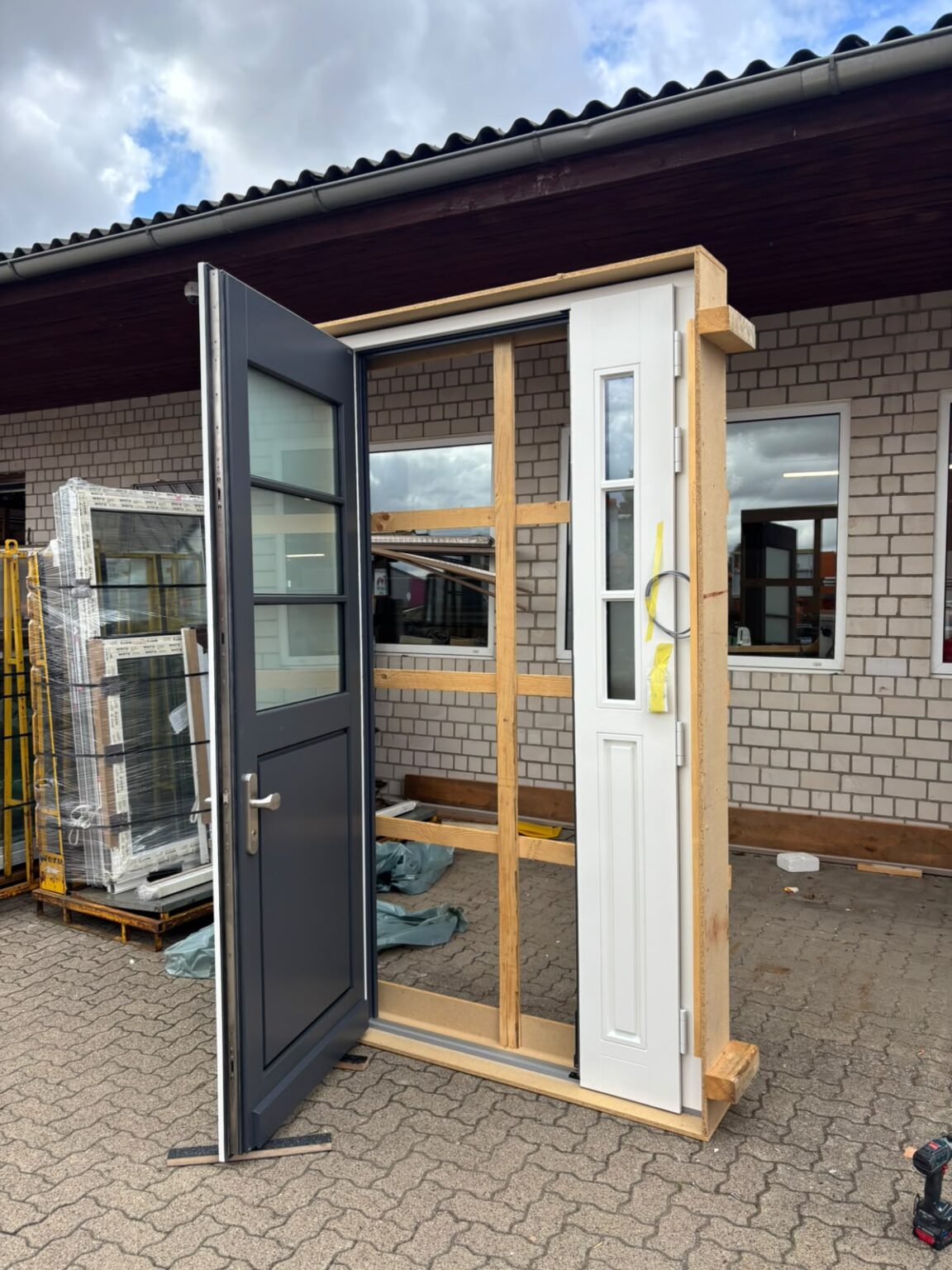 2-flg. Holzhaustür Fab. KOWA
