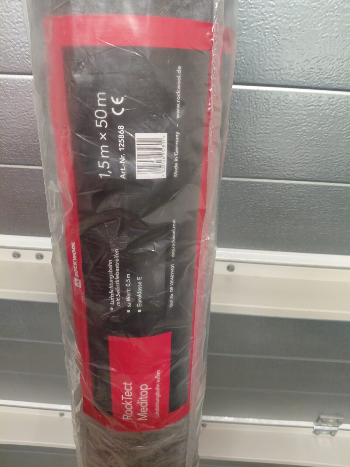 1. Rolle Rockwool Schalungs & Dachbahn