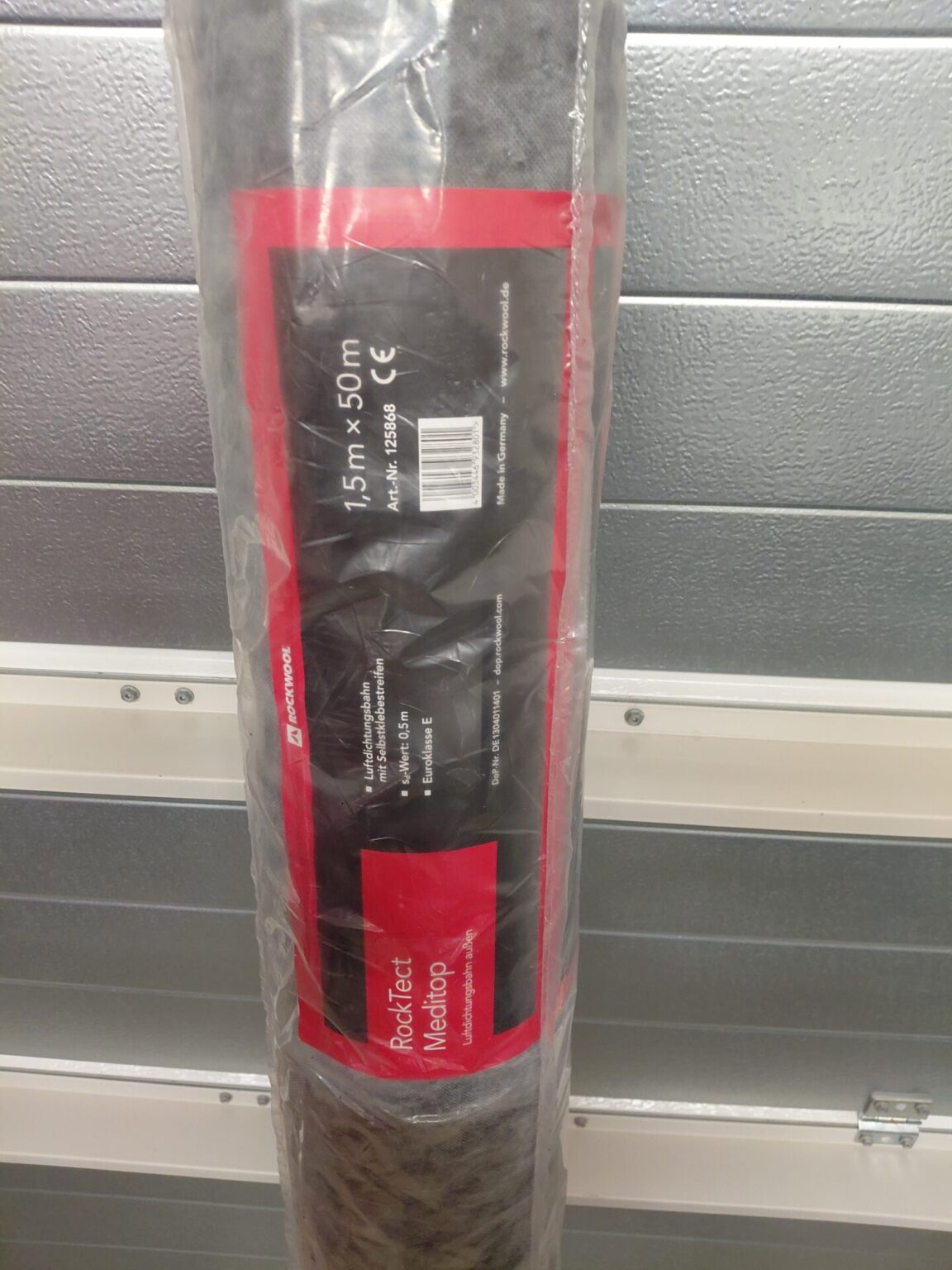 1. Rolle Rockwool Schalungs & Dachbahn