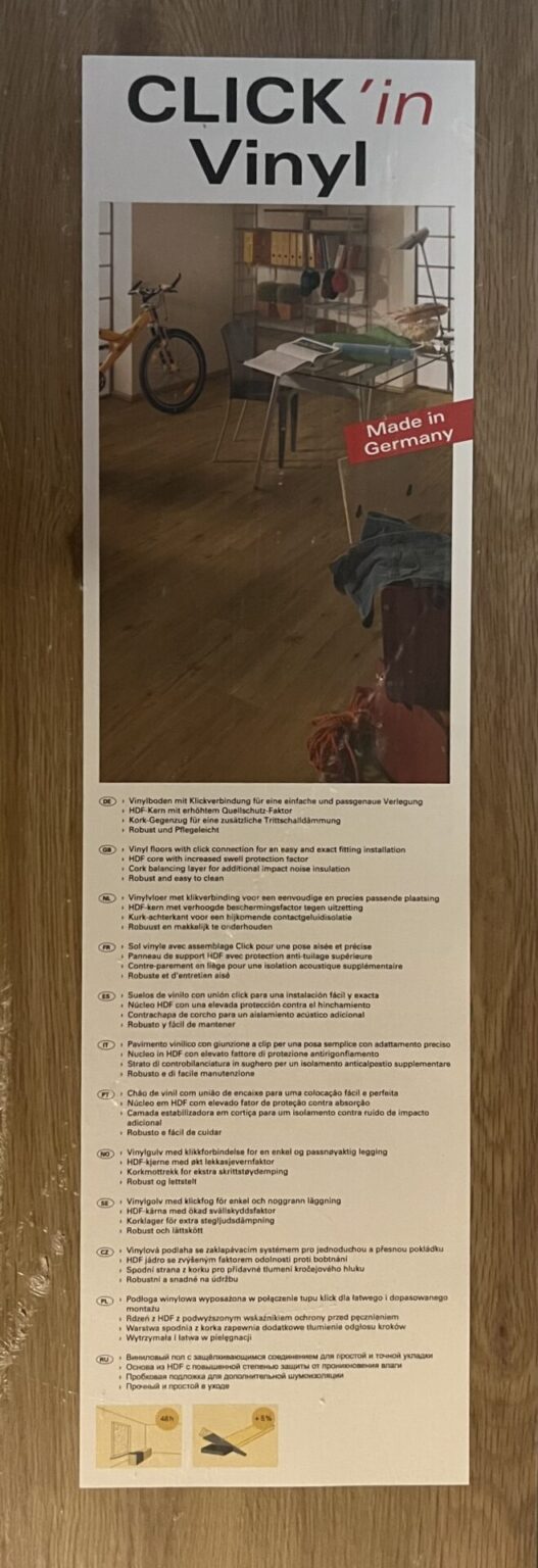 Parador Vinyl Boden Eiche Natur Landhausdiele Holzstruktur Sonderedition