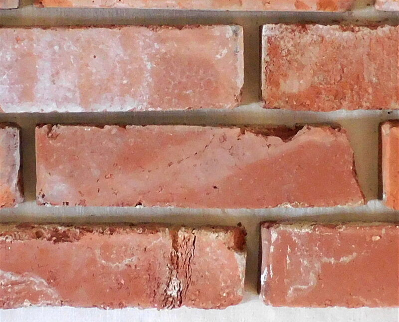 Echt alt Ziegel wand vintage Klinker Backstein riemchen used look