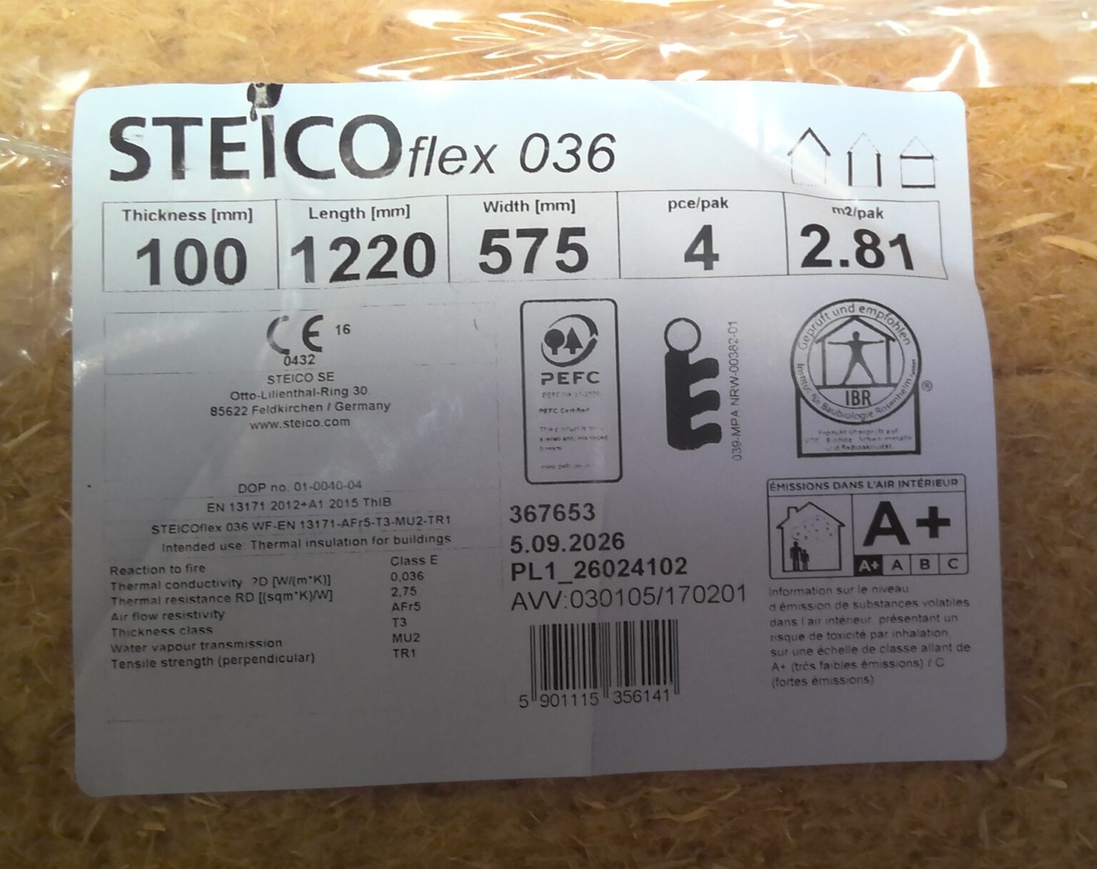 STEICO Holzfaserdämmplatte