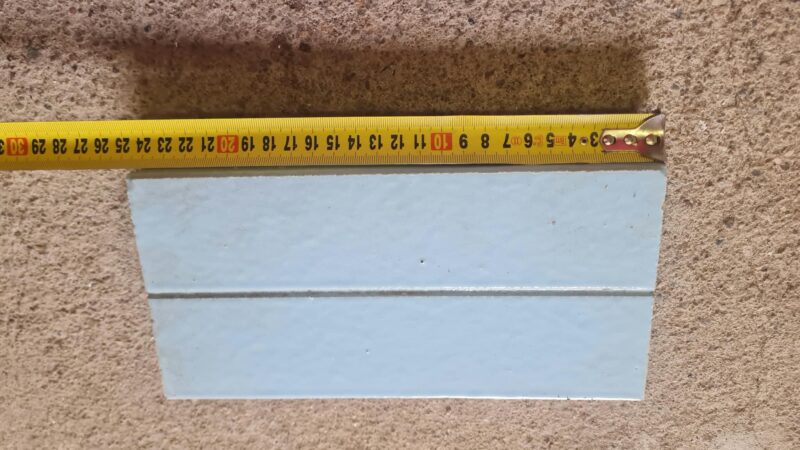 DDR Spaltklinker / Spaltplatten -Seltene Farbe (  Blau/Petrol)