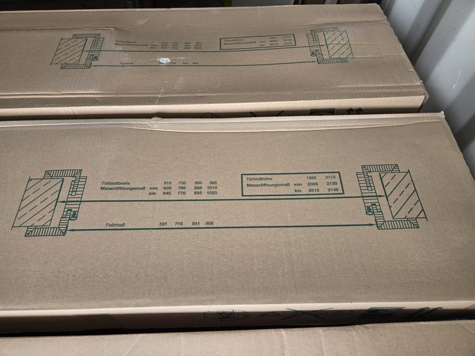 Neue Innentüren / Zimmertüren in Weiß inkl. Zargen – Originalverpackt (Neu)